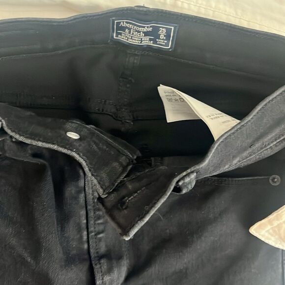 Abercrombie & Fitch black jeans. - Picture 2 of 3